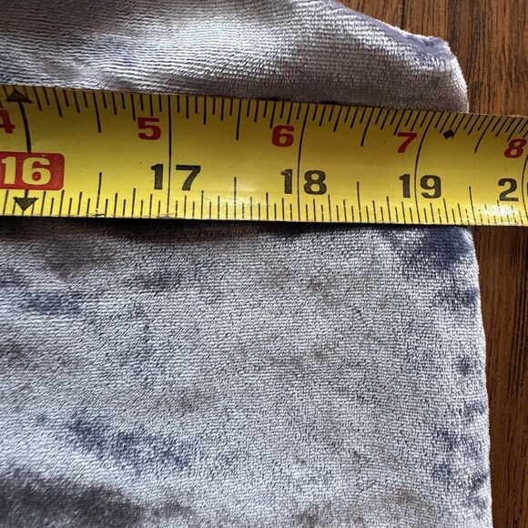 Loft Tank Top Crushed Velvet Light Blue V-Neck Womens Size Medium Petite - Picture 8 of 9